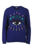 Eye Sweatshirt Cotton Long Sleeves Kenzo Paris Fashion Sweater Basic Casual