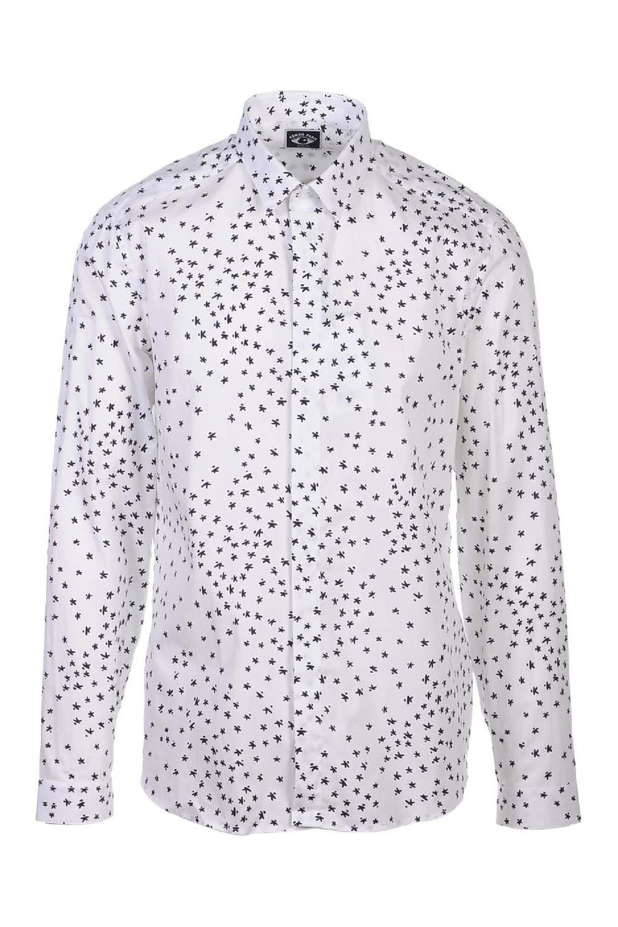 Flying K Shirt Kenzo Paris Top Long Sleeves Collar Smart Casual Menswear 