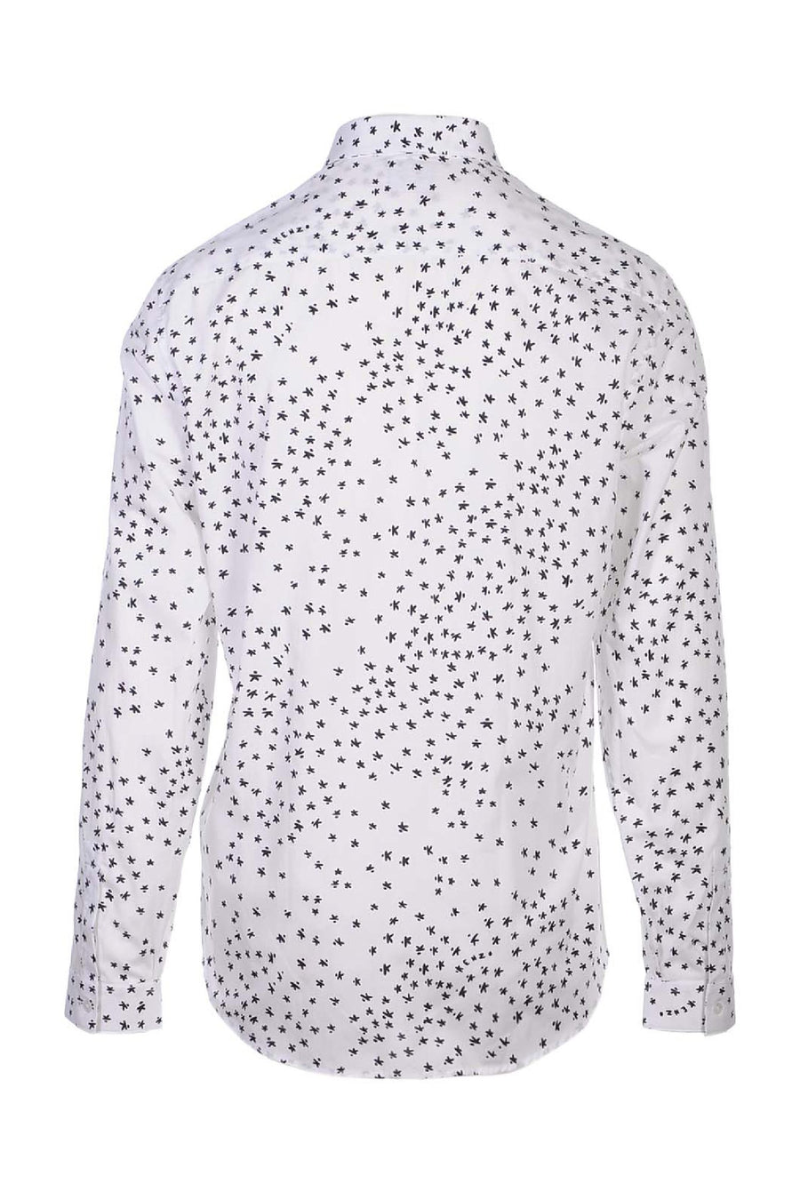 Flying K Shirt Kenzo Paris Top Long Sleeves Collar Smart Casual Menswear 