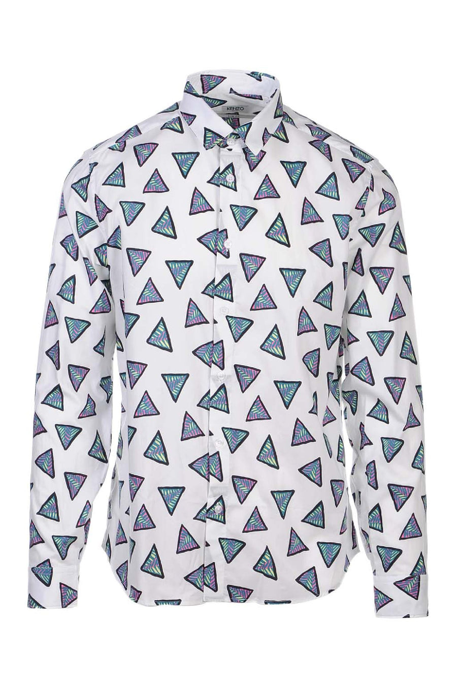 Bermudas Triangle Shirt Casual Basic Long Sleeves Collar Unisex Men Women