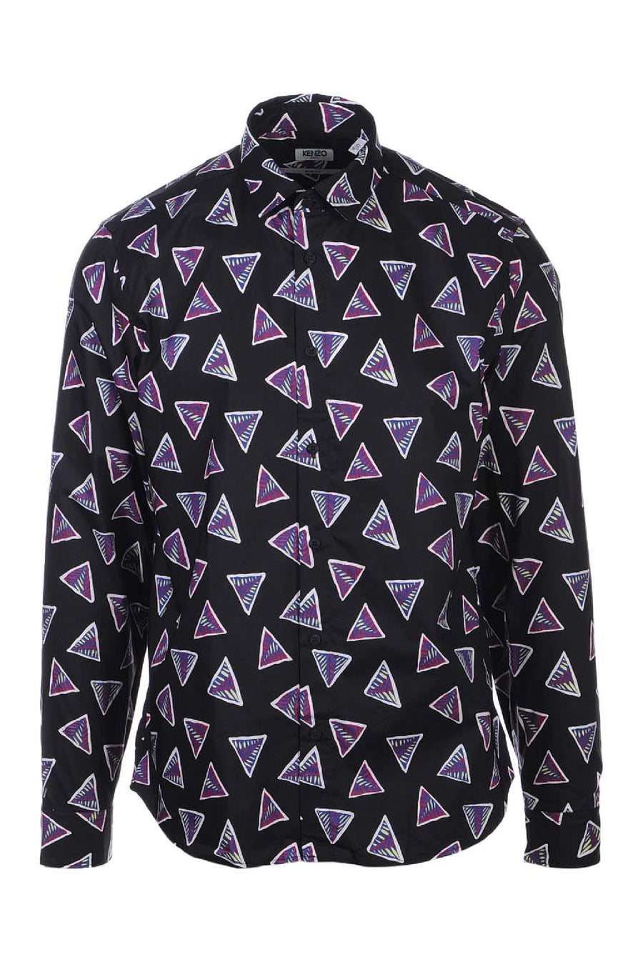 Bermudas Triangle Shirt Casual Basic Long Sleeves Collar Unisex Men Women