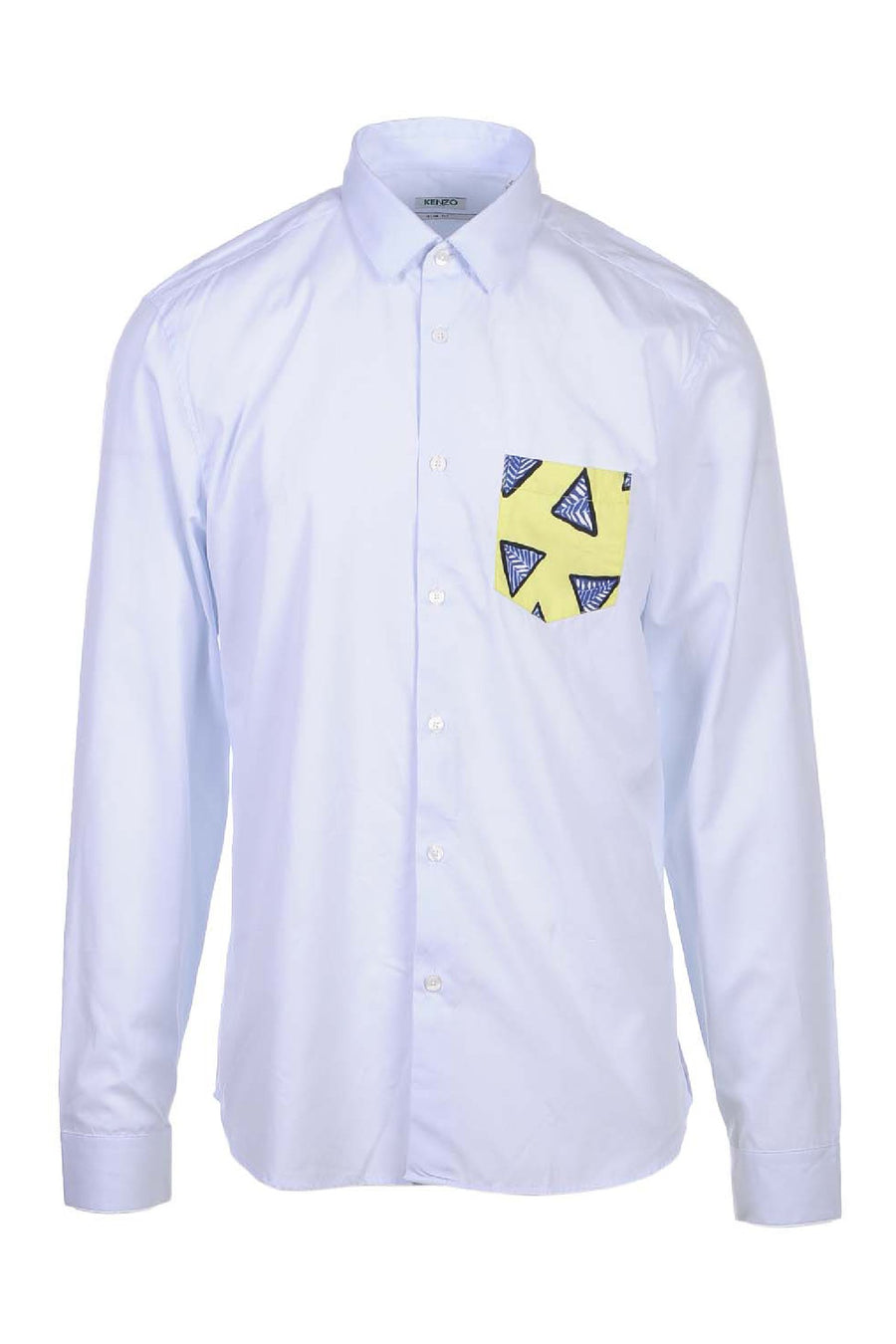 Bermudas Slim Shirt Kenzo Paris Collar Unisex Men Women Formal Basic Casual Prints
