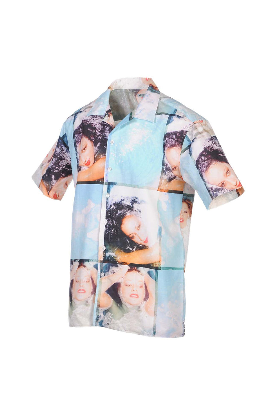 Pool Girls Short Sleeve Shirt Men Fashion Kenzo Paris Short Sleeve Cotton Bright Designer