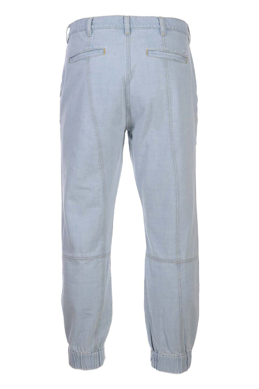 Panelled Jeans Men Fashion Kenzo Paris Cotton Denim Long Pants Designer Casual