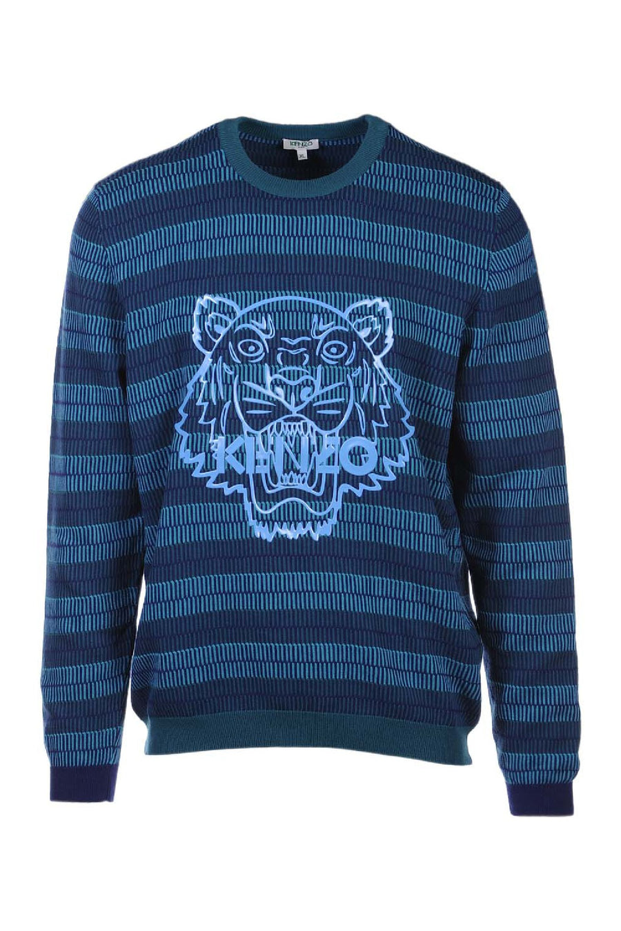 Silicon Tiger Sweater Men Fashion Kenzo Paris Cotton Knit Long Sleeve Regular-fit