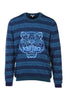 Silicon Tiger Sweater Men Fashion Kenzo Paris Cotton Knit Long Sleeve Regular-fit