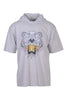 Hooded Tiger T-Shirt Kenzo Short Sleeve Grey Tee