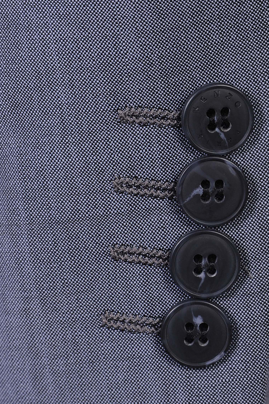 Wool Blend Blazer Formal Wear Men Chic Stylish Kenzo Paris Pockets