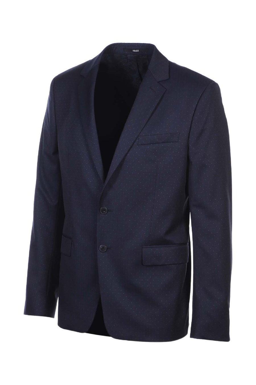 Micro Dots Wool K-Fit Blazer Men Fashion Kenzo Paris Long-Sleeve Formal Coat Classic
