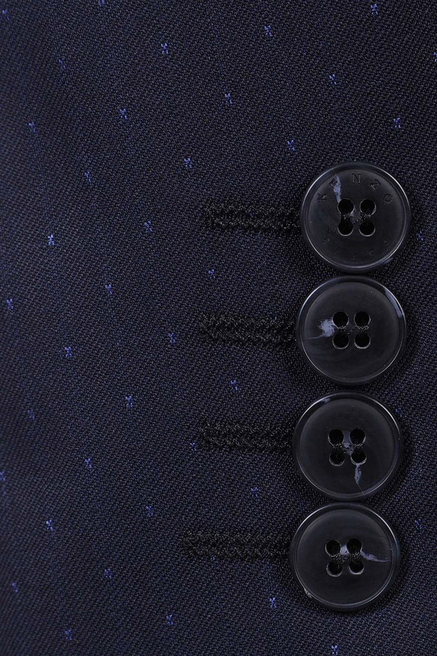 Micro Dots Wool K-Fit Blazer Men Fashion Kenzo Paris Long-Sleeve Formal Coat Classic