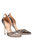 Tresor Pump High Heels Sergio Rossi Pointed Calf Leather Elegant Fashion