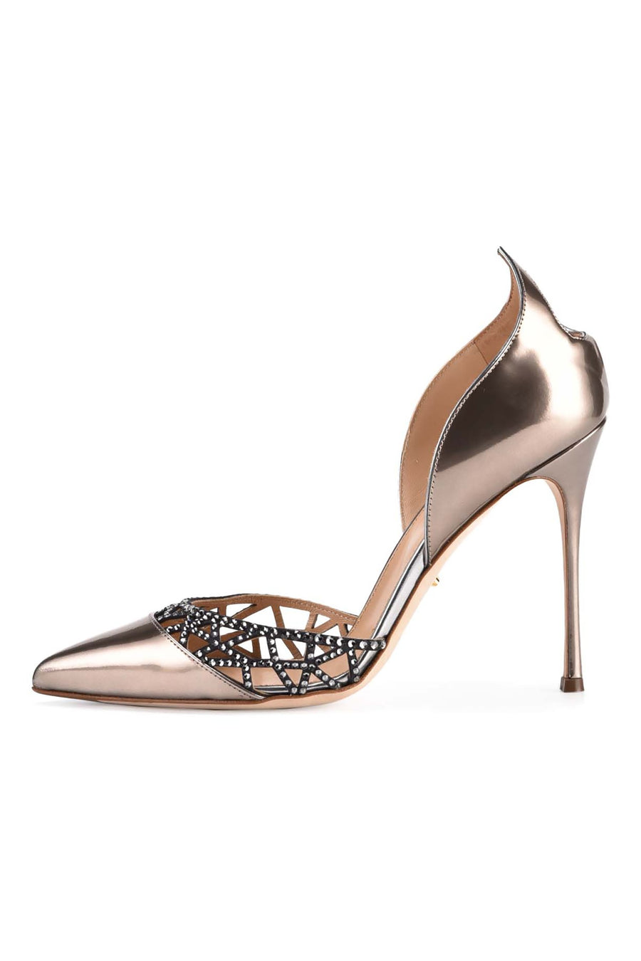 Tresor Pump High Heels Sergio Rossi Pointed Calf Leather Elegant Fashion