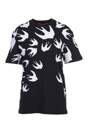 Swallow Signature Crew Tee Women Fashion MCQ Cotton Short Sleeve Casual Top