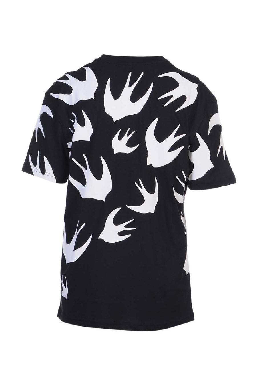 Swallow Signature Crew Tee Women Fashion MCQ Cotton Short Sleeve Casual Top