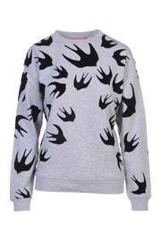 Swallow Signature Sweatshirt Women Fashion MCQ Cotton Blend Long Sleeve Casual Top