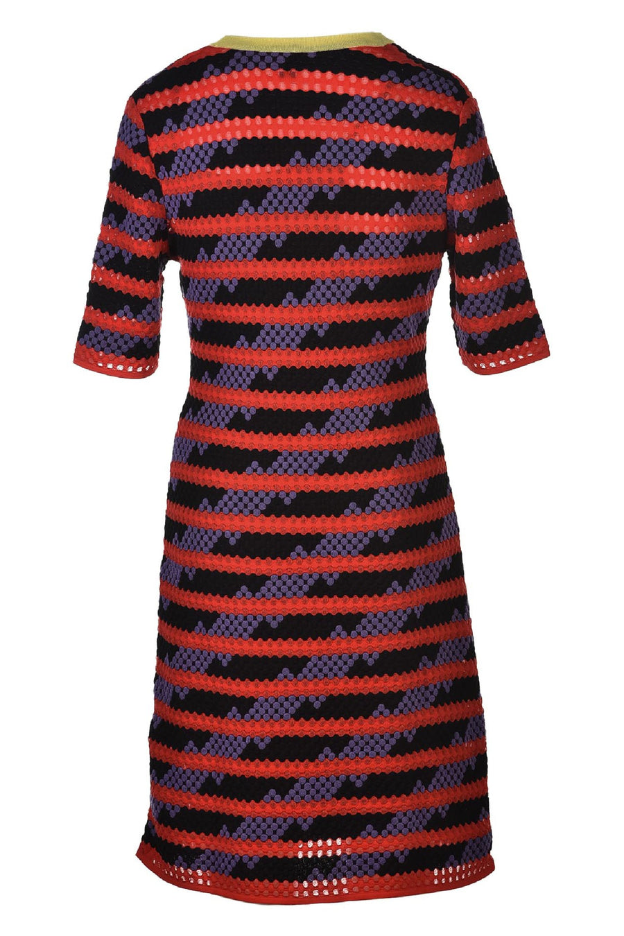 Double Pawl Pattern Dress Women Designer Stripes Prints Pattern 
