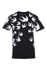 Swallow Signature Crew Tee Men Fashion MCQ Cotton Short Sleeve Casual Top