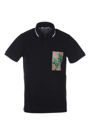 Printed Polo Men Fashion MCQ Cotton Short-Sleeve Casual Polo-Tee