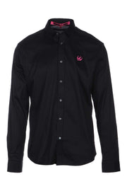 Swallow Classic Harness Shirt Men Fashion MCQ Cotton Blend Long Sleeve Semi Formal Top