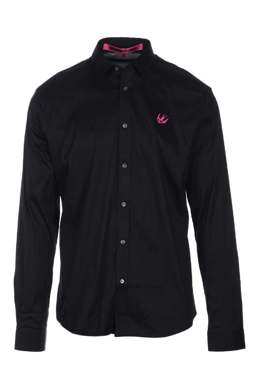 Swallow Classic Harness Shirt Men Fashion MCQ Cotton Blend Long Sleeve Semi Formal Top