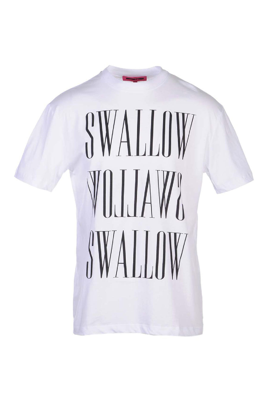 Swallow Logo Dropped Tee Men Fashion MCQ Cotton Short Sleeve Casual