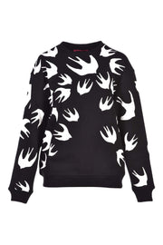 Swallow Signature Sweatshirt Women Fashion MCQ Cotton Long Sleeve Casual Top