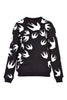 Swallow Signature Sweatshirt Women Fashion MCQ Cotton Long Sleeve Casual Top