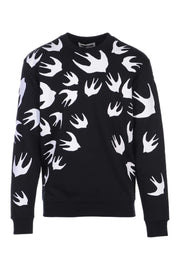Swallow Signature Sweatshirt Men Fashion MCQ Cotton Long Sleeve Casual Top