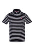 Swallow Striped Polo Men Fashion MCQ Short Sleeve Collar Top Casual