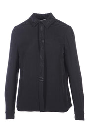 Romantic Embroidery Shirt Women Fashion MCQ Long-Sleeve Triacetate Top Designed