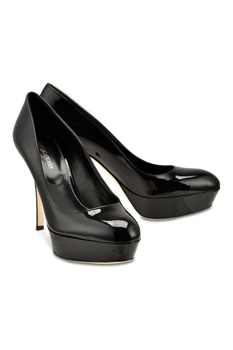 Alton Pump Leather Black Classic Chic Formal Elegant Women Heels