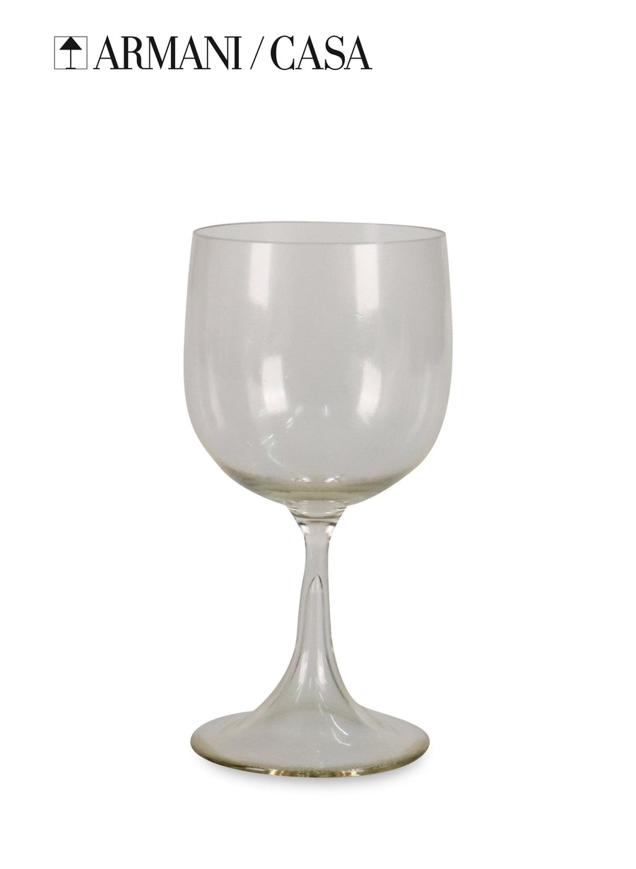 Adige Clear Dining Glassware Glass DIning Wine Drinks Armani Casa