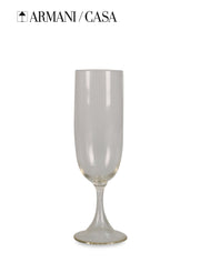 Adige Clear Dining Glassware Glass DIning Wine Drinks Armani Casa Flute Glass