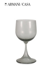 Adige Grey Dining Glass Murano Glass Designer Dining Glassware Armani Casa 