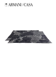 Apollonia Blue/silver Dining Placemats Armani Casa Home Living
