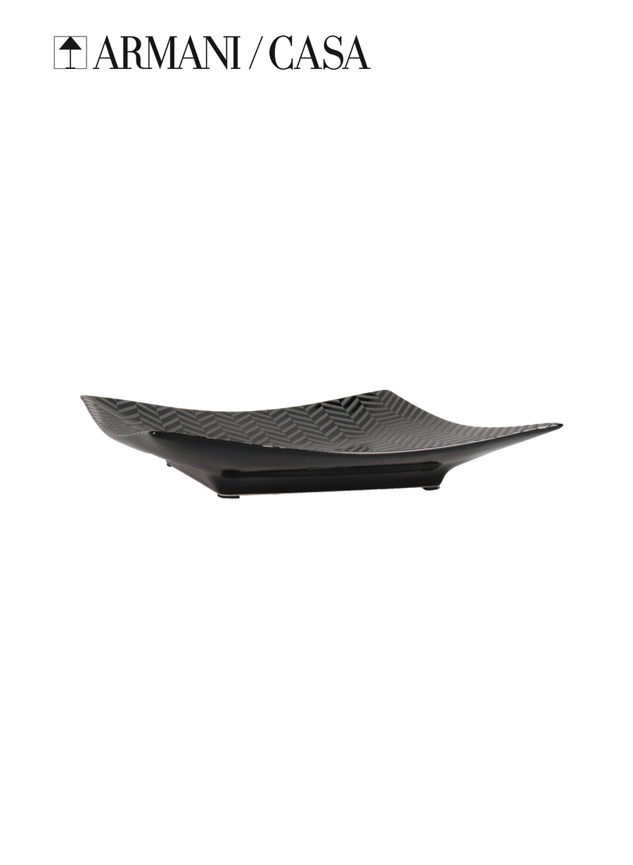 Arbaz Black Dining Dinner Serving Plate Design Prints Home Living