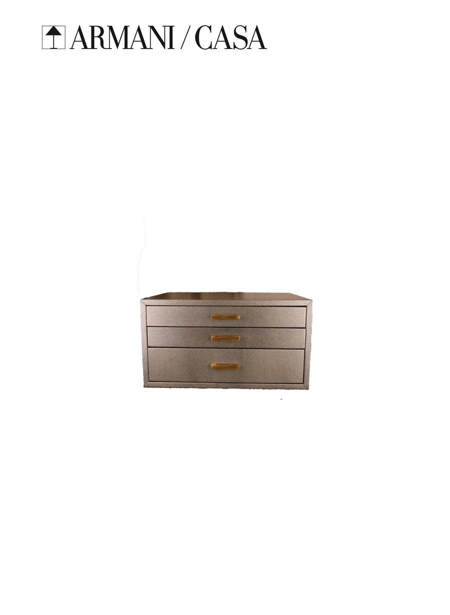 Arca Accessories Storage Leather Armani Casa