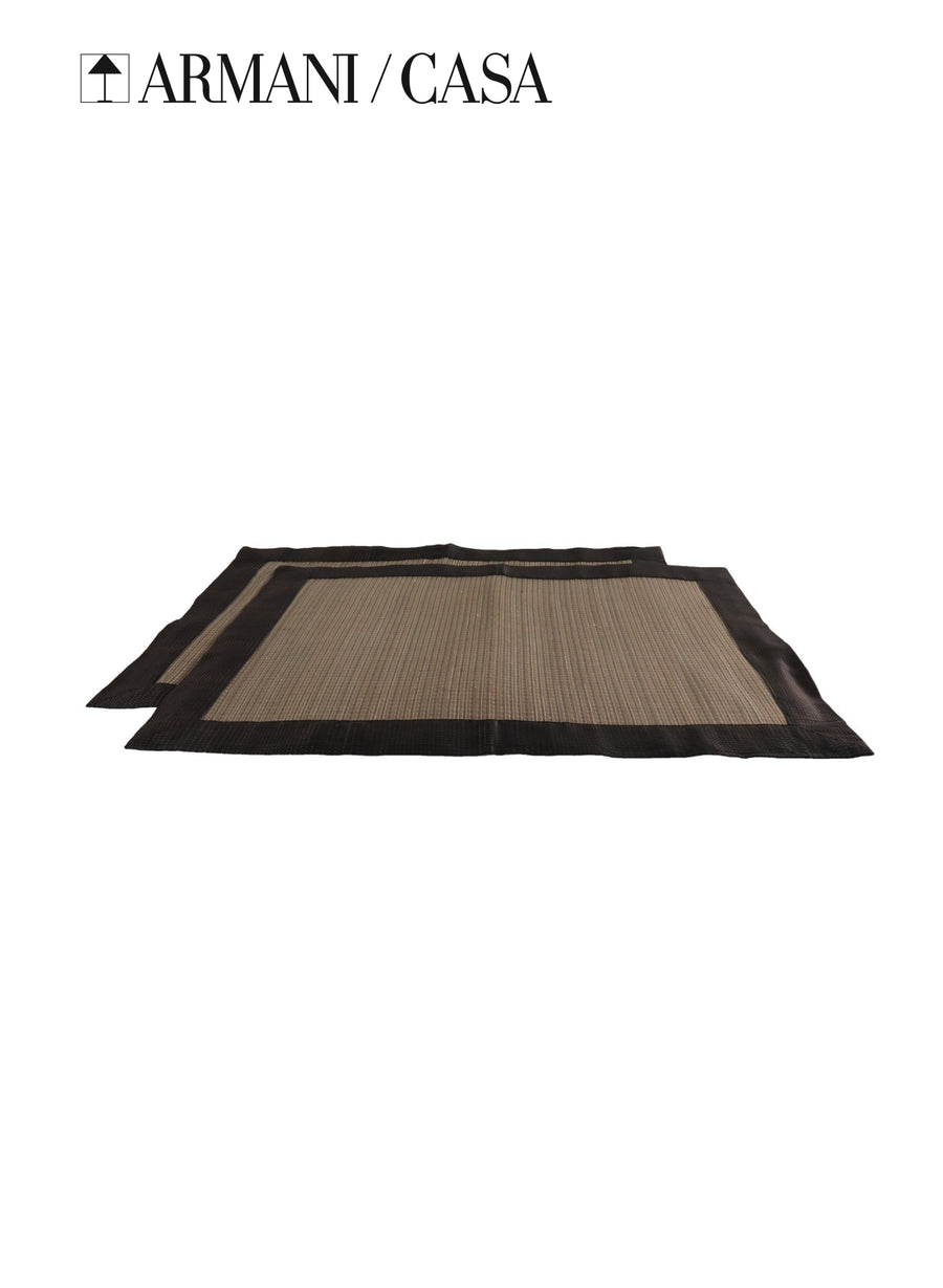 Ariete Beige/black Dining Napkins Home Living Decoration