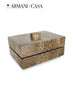 Asia Living Box Wood Stone Home Living Decoration