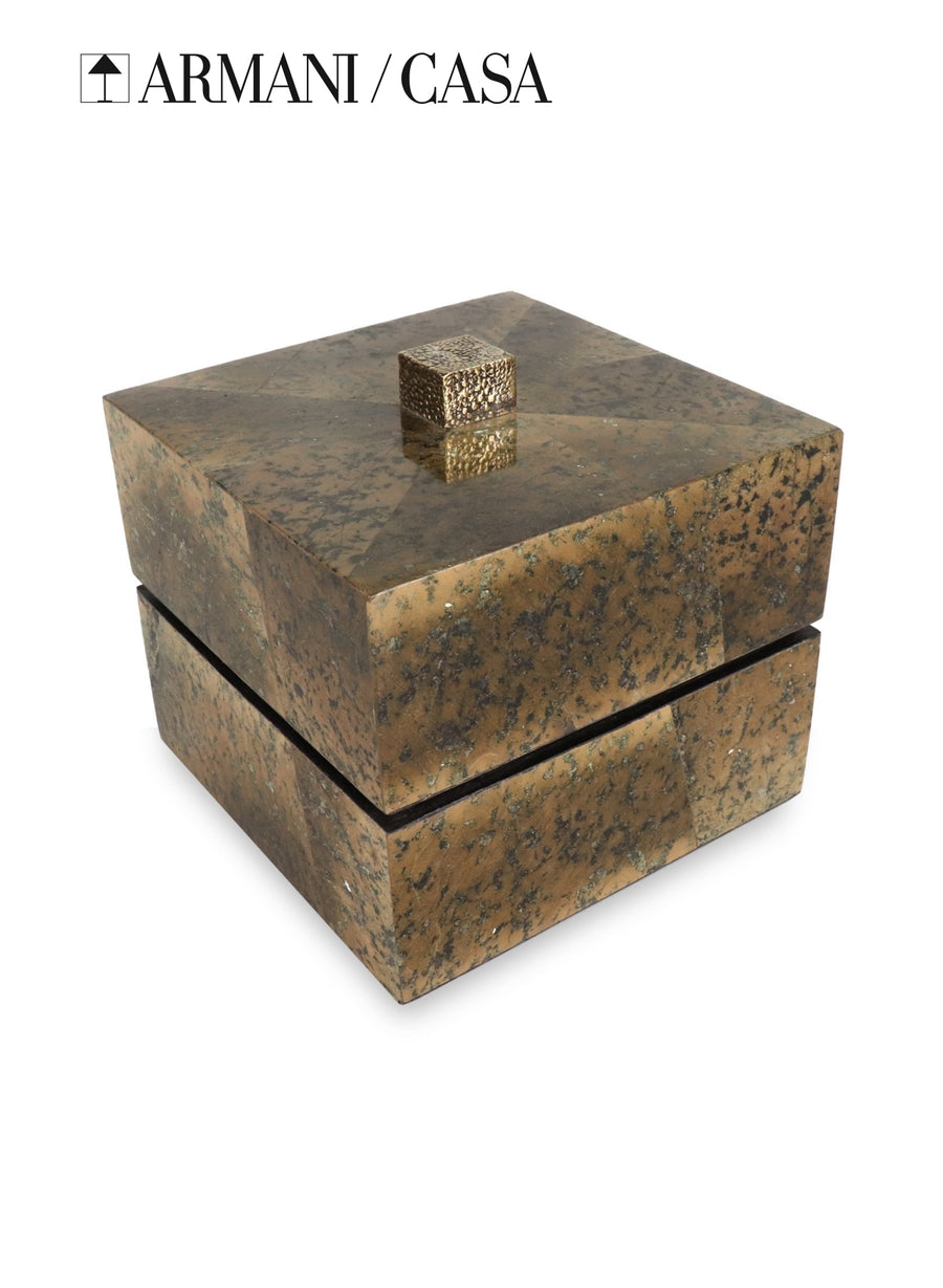 Asia Living Box Wood Stone Home Living Decoration