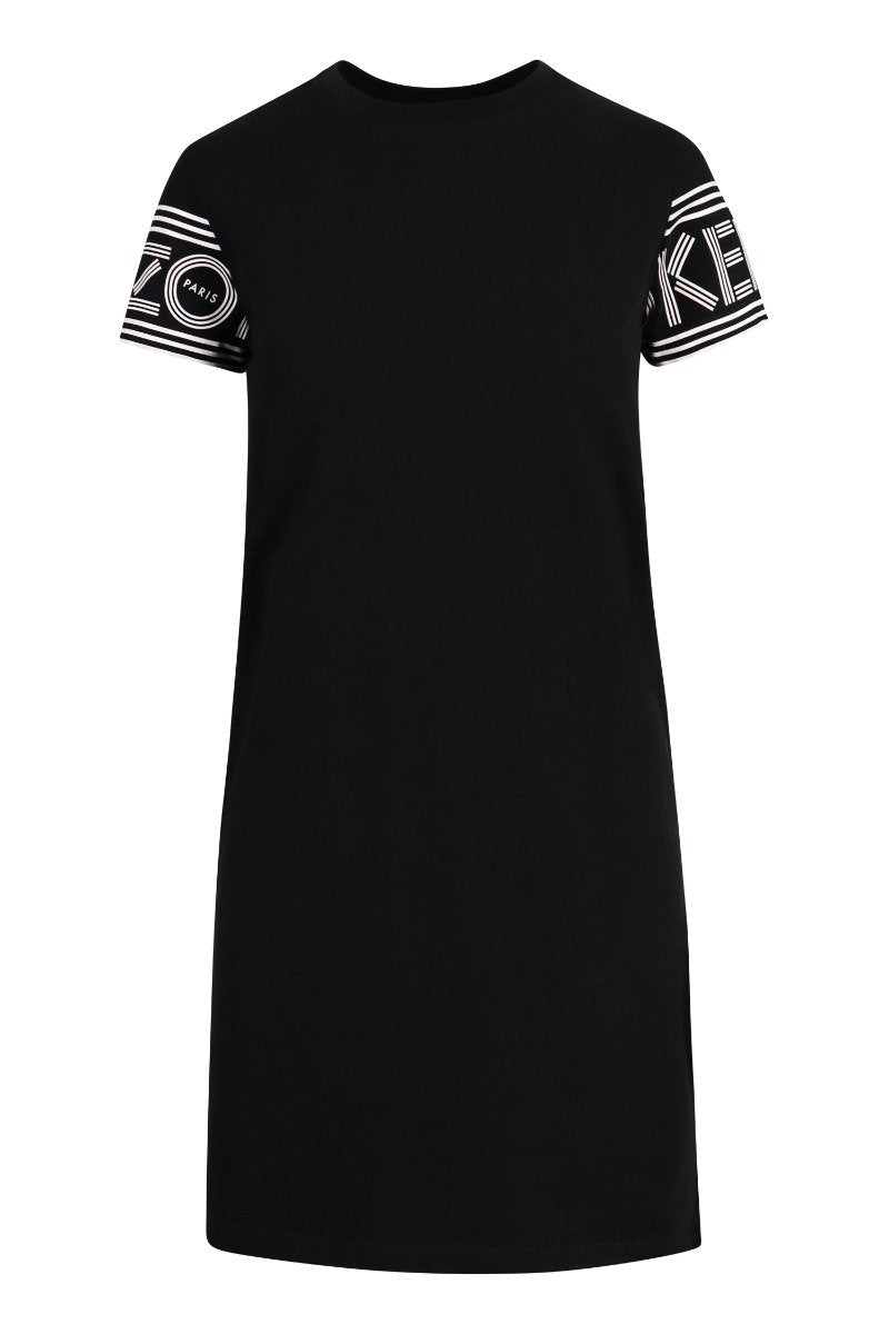 Kenzo Logo T-Shirt Dress Women Fashion Cotton Short-Sleeve Casual Classic Onepiece