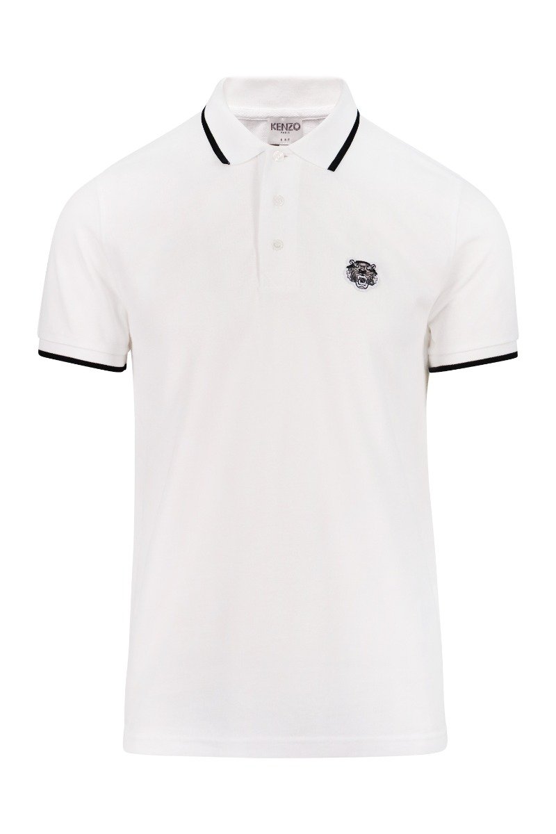 Tiger Polo Shirt Men Fashion Kenzo Paris Cotton Short Sleeve Casual 