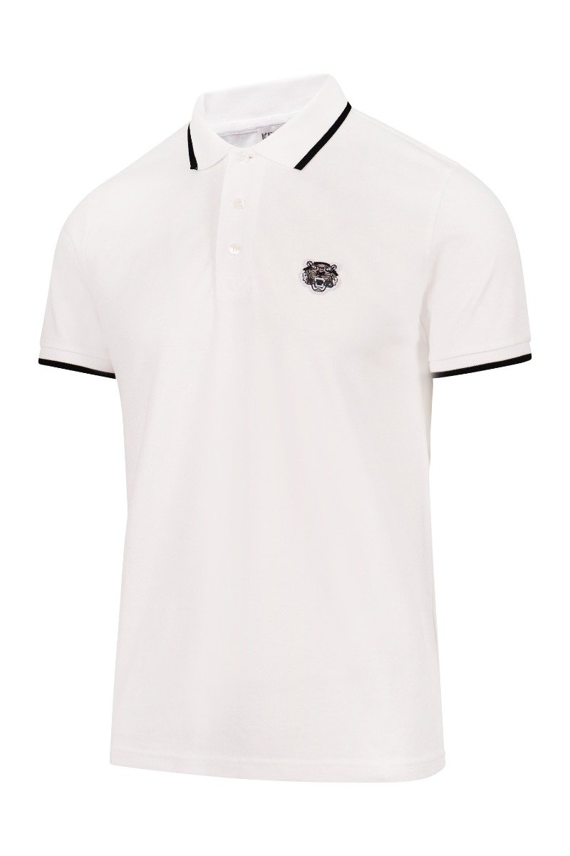 Tiger Polo Shirt Men Fashion Kenzo Paris Cotton Short Sleeve Casual 