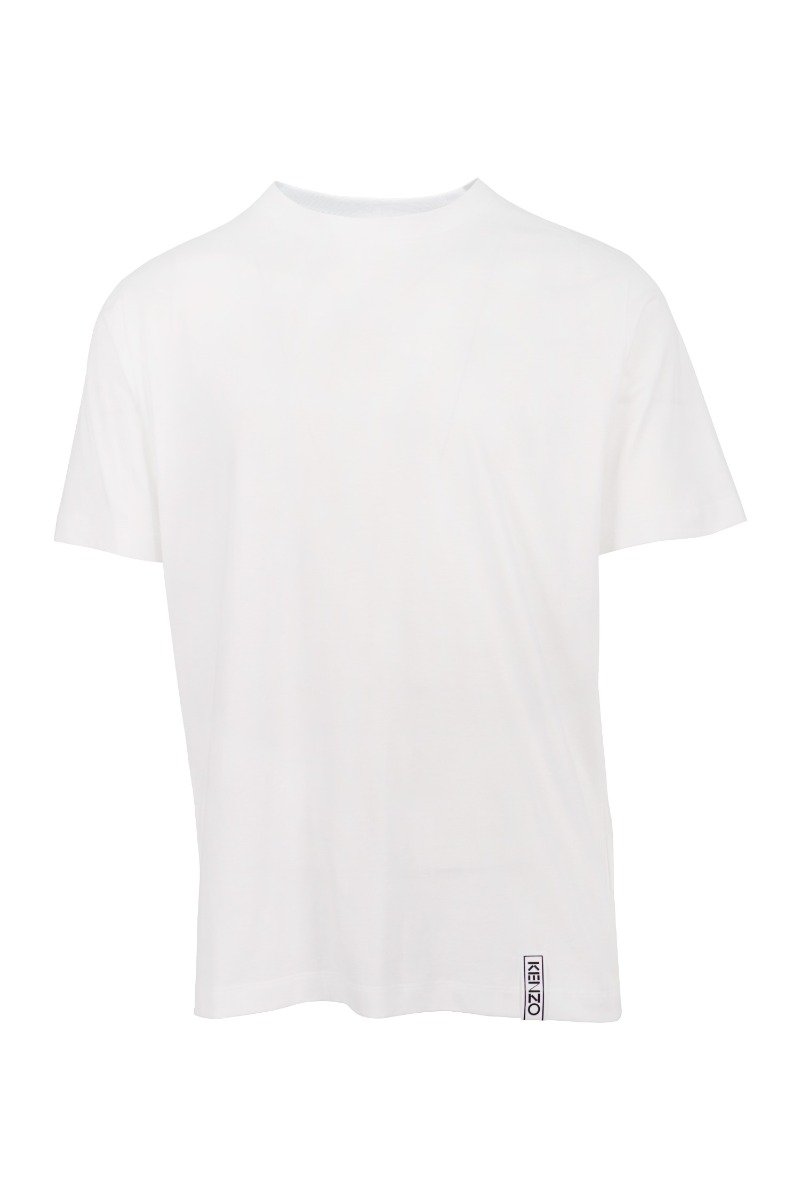 Kenzo Logo T-Shirt Men Fashion Short-Sleeve Cotton Casual Classic Straight-Fit Tee