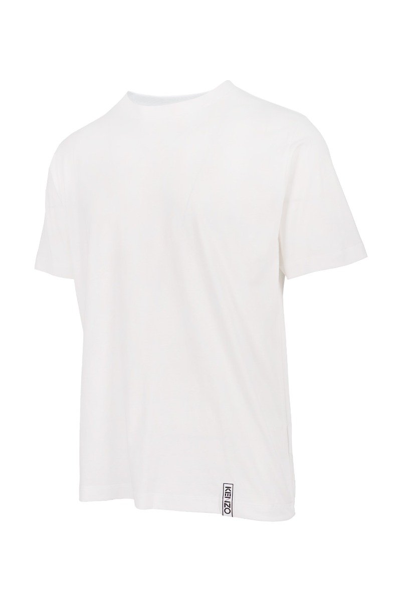 Kenzo Logo T-Shirt Men Fashion Short-Sleeve Cotton Casual Classic Straight-Fit Tee