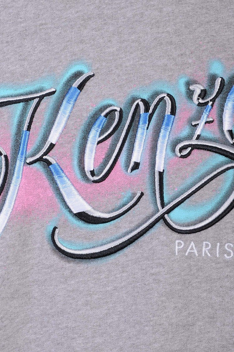Lyrics' Sweatshirt Men Fashion Kenzo Paris Cotton Long-Sleeve Casual Outwear Top