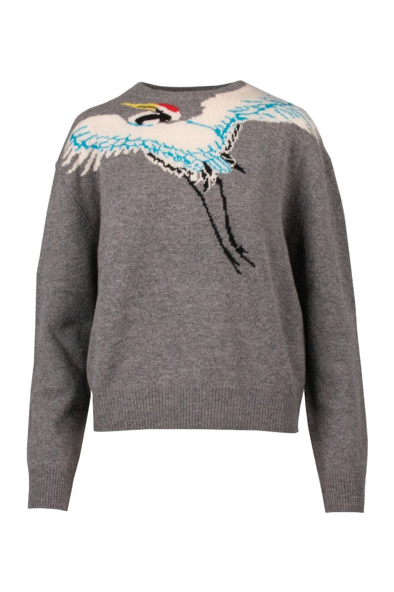 Crane Sweater Paris Kenzo Designer Basic Casual Fashion Unisex Men Women