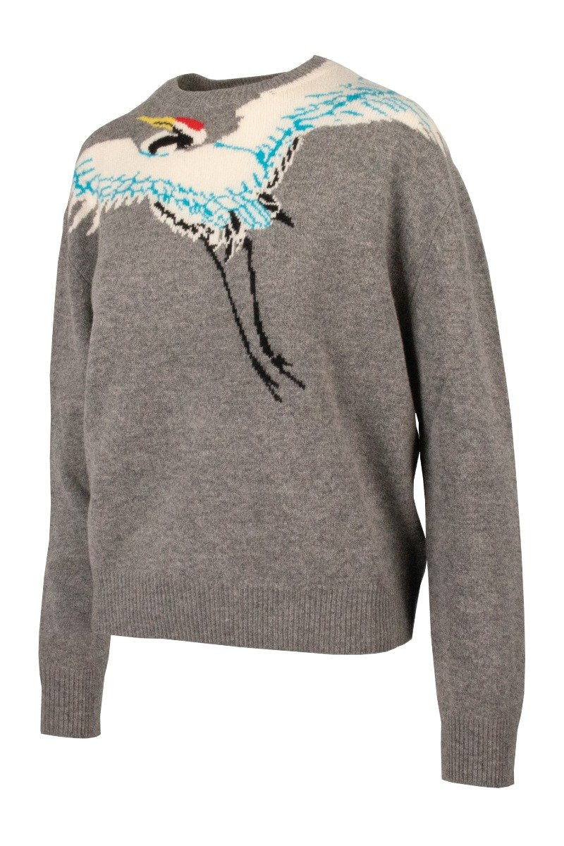 Crane Sweater Paris Kenzo Designer Basic Casual Fashion Unisex Men Women