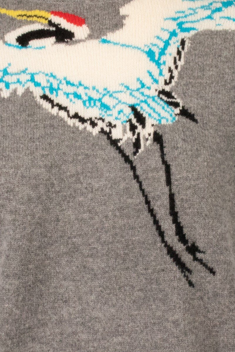 Crane Sweater Paris Kenzo Designer Basic Casual Fashion Unisex Men Women