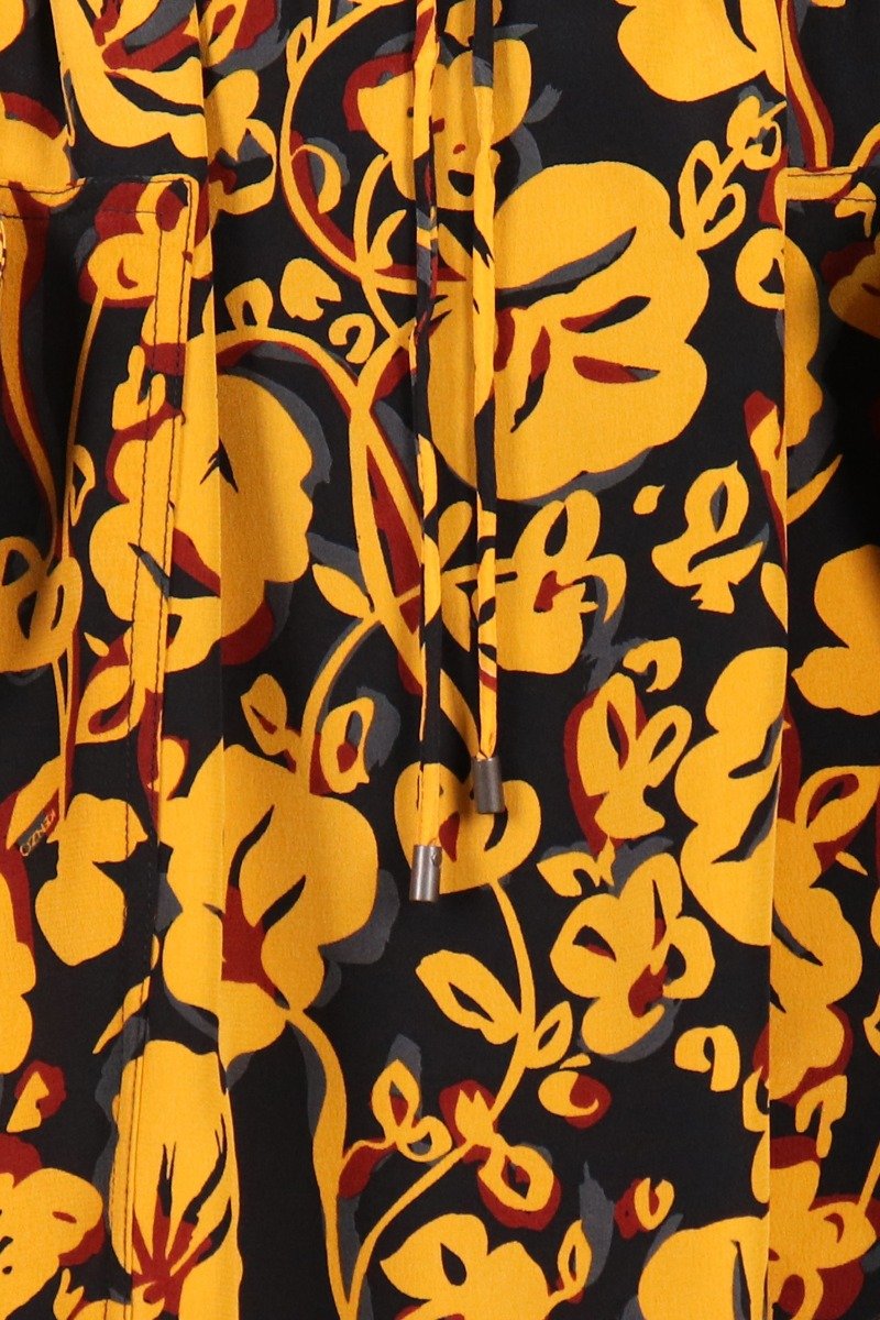 Kenzo Floral Leaf Skirt Mini Skirt 